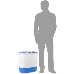 DB003 Mini-Waschmaschine Schleuder 2kg 14 DB003 Mini-Waschmaschine Schleuder 2kg -Küchengeräte Geschäft 10006738 yy 0006 titel groessenvergleich oneconcept mnw db003