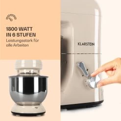 Bella Küchenmaschine 2000 W / 2,7 PS 5 Ltr Edelstahl BPA-frei -Küchengeräte Geschäft 10008232 de 0003 logo