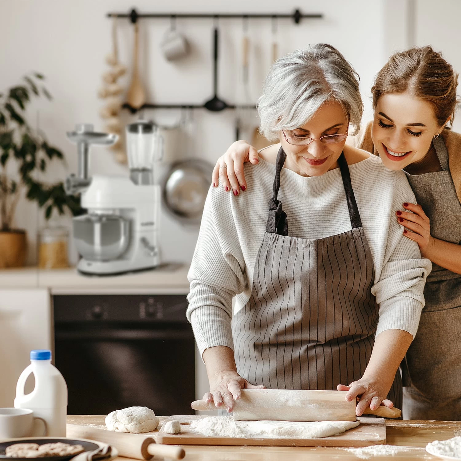 Lucia Küchenmaschine 3-in-1 2000 W / 2,7 PS 5 Ltr Edelstahl BPA-frei 4 Lucia Küchenmaschine 3-in-1 2000 W / 2,7 PS 5 Ltr Edelstahl BPA-frei – Bild 2