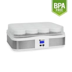 Gaia Joghurtmaker 12 Gläser A 150 Ml Timer Edelstahl