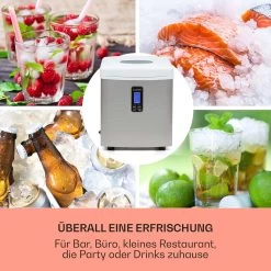 Mr. Silver-Frost Eismaschine 150W Edelstahl Weiß 15kg -Küchengeräte Geschäft 10020110 de 0003 usp
