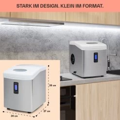 Mr. Silver-Frost Eismaschine 150W Edelstahl Weiß 15kg -Küchengeräte Geschäft 10020110 de 0006 usp
