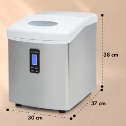 Mr. Silver-Frost Eismaschine 150W Edelstahl Weiß 15kg -Küchengeräte Geschäft 10020110 yy 0011 dimensions