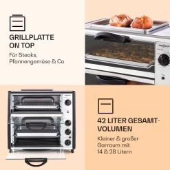 All-You-Can-Eat Doppel-Backofen Grillplatte 42 Liter 2350 Watt -Küchengeräte Geschäft 10026452 de 0003 logo