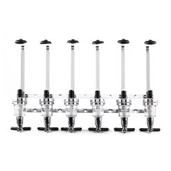 Hazlehov Sixtett 6-fach Getränkespender Dosierer Wandmontage -Küchengeräte Geschäft 10026799 yy 0003 titel oneConcept Hazlehov Sixtett Getraenkespender