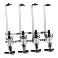 Hazlehov Quartett 4-fach Getränkespender Dosierer Wandmontage