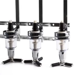 Hazlehov Quartett 4-fach Getränkespender Dosierer Wandmontage 12 Hazlehov Quartett 4-fach Getränkespender Dosierer Wandmontage -Küchengeräte Geschäft 10026800 yy 0005 titel oneConcept Hazlehov Quartett Getraenkespender