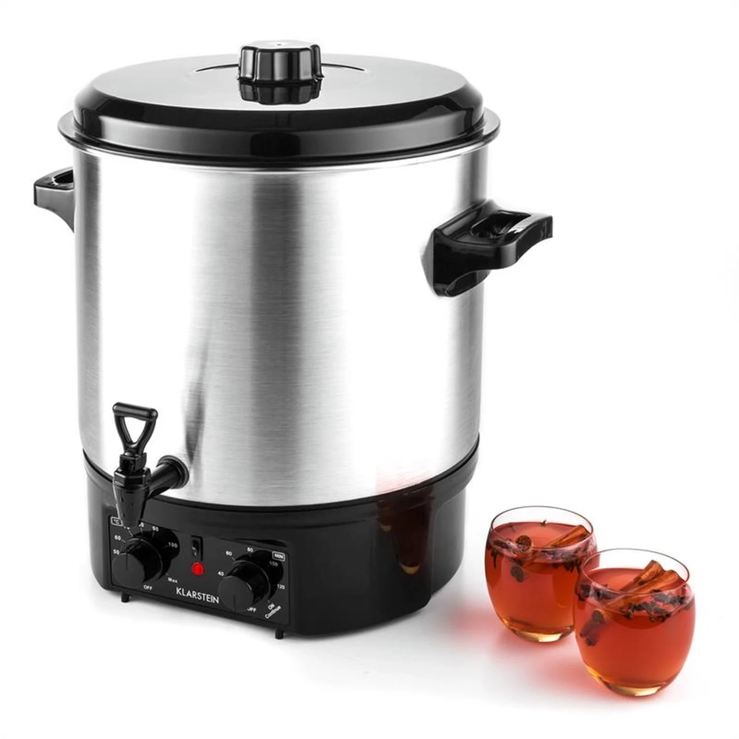 Biggie Einkochautomat Edelstahl 27 Liter 2000W Timer 8 Biggie Einkochautomat Edelstahl 27 Liter 2000W Timer – Bild 6