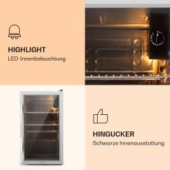 Beersafe XXL Kühlschrank 80 Liter 3 Böden Panoramaglastür Edelstahl 11 Beersafe XXL Kühlschrank 80 Liter 3 Böden Panoramaglastür Edelstahl -Küchengeräte Geschäft 10027673 de 0003 logo
