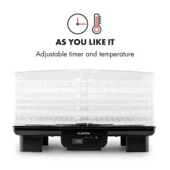 Bananarama Dörrautomat Schwarz 550W Trockner Dehydrator 6 Etagen -Küchengeräte Geschäft 10027831 yy 0005 logo Klarstein Bananarama Doerrautomat schwarz reedit