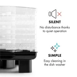 Bananarama Dörrautomat Schwarz 550W Trockner Dehydrator 6 Etagen -Küchengeräte Geschäft 10027831 yy 0006 logo Klarstein Bananarama Doerrautomat schwarz reedit