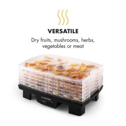 Bananarama Dörrautomat Schwarz 550W Trockner Dehydrator 6 Etagen -Küchengeräte Geschäft 10027831 yy 0008 logo Klarstein Bananarama Doerrautomat schwarz reedit