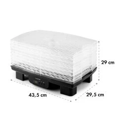 Bananarama Dörrautomat Schwarz 550W Trockner Dehydrator 6 Etagen -Küchengeräte Geschäft 10027831 yy 0009 detail Klarstein Bananarama Doerrautomat schwarz reedit