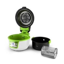 VitAir Turbo Heißluftfritteuse Grün-weiß 1400W Grillen Backen 9l 20 VitAir Turbo Heißluftfritteuse Grün-weiß 1400W Grillen Backen 9l -Küchengeräte Geschäft 10028288 yy 0008 titel zubehoer 07 Klarstein VitAir Heissluftfritteuse gruen weiss