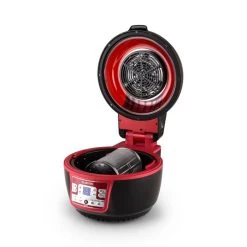 VitAir Turbo Heißluftfritteuse Rot-schwarz 1400W Grillen Backen 9l -Küchengeräte Geschäft 10028289 yy 0007 titel Klarstein VitAir Heissluftfritteuse