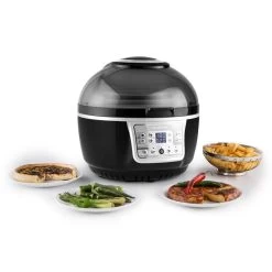 VitAir Turbo Heißluftfritteuse Grau-schwarz 1400W Grillen Backen 9l 15 VitAir Turbo Heißluftfritteuse Grau-schwarz 1400W Grillen Backen 9l -Küchengeräte Geschäft 10028290 yy 0003 ambient klarstein vitair heissluft frieteuse