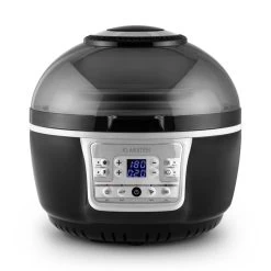 VitAir Turbo Heißluftfritteuse Grau-schwarz 1400W Grillen Backen 9l 17 VitAir Turbo Heißluftfritteuse Grau-schwarz 1400W Grillen Backen 9l -Küchengeräte Geschäft 10028290 yy 0005 titel Klarstein VitAir Heissluftfritteuse