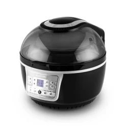 VitAir Turbo Heißluftfritteuse Grau-schwarz 1400W Grillen Backen 9l 19 VitAir Turbo Heißluftfritteuse Grau-schwarz 1400W Grillen Backen 9l -Küchengeräte Geschäft 10028290 yy 0007 titel Klarstein VitAir Heissluftfritteuse