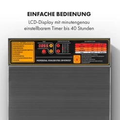 Fruit Jerky Steel 10 Dörrautomat 10 Etagen 1000 W Fläche: 1,5 M² Timer -Küchengeräte Geschäft 10028437 de 0003 logo