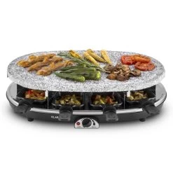 Steaklette Raclettegrill 1500 W Granit-Natursteinplatte 8 Personen 11 Steaklette Raclettegrill 1500 W Granit-Natursteinplatte 8 Personen -Küchengeräte Geschäft 10028449 yy 0003 titel Klarstein Steaklette Raclette Natursteingrill