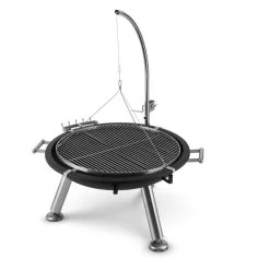 Turion Galgen-Schwenkgrill Feuerschale Ø80cm BBQ Seilzug Edelstahl -Küchengeräte Geschäft 10028486 yy 0008 logo
