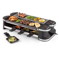 Tenderloin 50/50 Raclette-Grill 1200W 8 Personen Naturstein & Grill 13 Tenderloin 50/50 Raclette-Grill 1200W 8 Personen Naturstein & Grill -Küchengeräte Geschäft 10028578 yy 0007 logo 07 Klarstein Tenderloin Raclette Grill