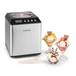 Vanilla Sky Eiscreme-Maschine Kompressor 2l 180W Edelstahl Silber -Küchengeräte Geschäft 10028873 yy 0002 ambient 02 Klarstein Vanilla Sky Eismaschine