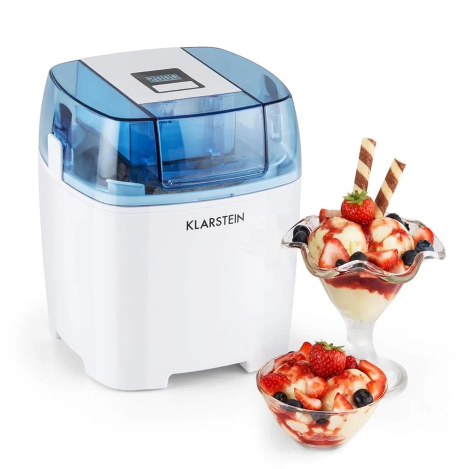 Creamberry Eiscremebereiter Flaschenkühler Frozen Yogurt 1,5l Weiß 3 Creamberry Eiscremebereiter Flaschenkühler Frozen Yogurt 1,5l Weiß