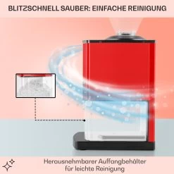 Icebreaker Ice Crusher 15kg/h 3,5 Liter Eisbehälter Edelstahl Rot -Küchengeräte Geschäft 10028938 de 0005 usp