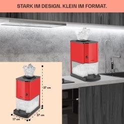 Icebreaker Ice Crusher 15kg/h 3,5 Liter Eisbehälter Edelstahl Rot -Küchengeräte Geschäft 10028938 de 0006 usp