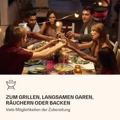Princesize Kamado-Grill Keramikgrill Edelstahl-Grillrost Smoker BBQ -Küchengeräte Geschäft 10029124 de 0002 logo