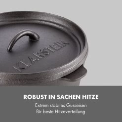 Hotrod 45 Dutch Oven BBQ-Topf 4,5 Qt / 4 Liter Gusseisen Schwarz -Küchengeräte Geschäft 10029165 de 0004 logo