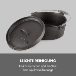 Hotrod 45 Dutch Oven BBQ-Topf 4,5 Qt / 4 Liter Gusseisen Schwarz -Küchengeräte Geschäft 10029165 de 0007 logo