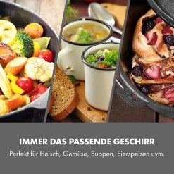 Hotrod 85 Dutch Oven BBQ-Topf 9 Qt / 8,5 Liter Gusseisen Schwarz -Küchengeräte Geschäft 10029167 de 0003 logo