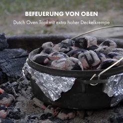 Hotrod 85 Dutch Oven BBQ-Topf 9 Qt / 8,5 Liter Gusseisen Schwarz -Küchengeräte Geschäft 10029167 de 0005 logo