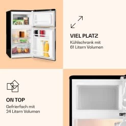 Monroe Kühl- & Gefrierkombination 61/24 Liter 0 - 10 °C 70 Watt 10 Monroe Kühl- & Gefrierkombination 61/24 Liter 0 - 10 °C 70 Watt -Küchengeräte Geschäft 10029331 de 0003 logo