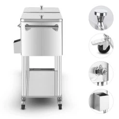 Springbreak 2000 Getränkewagen Terrassenkühlwagen 80l Edelstahl 8 Springbreak 2000 Getränkewagen Terrassenkühlwagen 80l Edelstahl -Küchengeräte Geschäft 10029647 yy 0003 logo