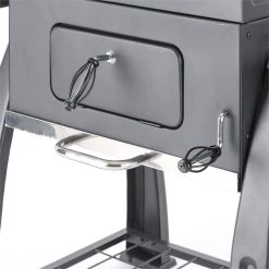 Bigfoot Holzkohlegrill Smoker BBQ-Grill 55 X 40 Cm Stahl Schwarz -Küchengeräte Geschäft 10029763 yy 0006 detail Klarstein Bigfoot BBQ Grill Smoker