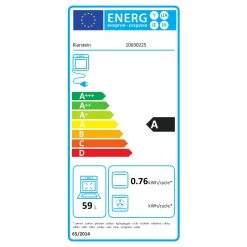 Vilhelmine Backofen 55 L Einbau Energieeffizienzklasse A Schwarz 15 Vilhelmine Backofen 55 L Einbau Energieeffizienzklasse A Schwarz -Küchengeräte Geschäft 10030225 energy label