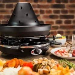 Taste Volcano Tartarengrill Raclettegrill 1500 W 6 Personen Schwarz -Küchengeräte Geschäft 10030307 yy 0003 ambient Klarstein Taste Volcano Tartarengrill