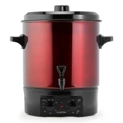 Biggie Einkochautomat Edelstahl 27 Liter 2000W Timer Rot 7 Biggie Einkochautomat Edelstahl 27 Liter 2000W Timer Rot -Küchengeräte Geschäft 10030585 yy 0002 titel Klarstein Biggie Einkochautomat 27 Liter rot
