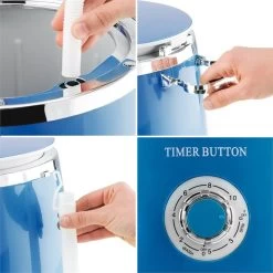 Ecowash-Pico Mini-Waschmaschine Schleuderfunktion 3,5 Kg 380W Blau -Küchengeräte Geschäft 10030791 yy 0006 detail oneConcept Ecowash Pico Mini Waschmaschine blau