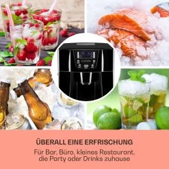 Ice Volcano 2G Eismaschine LED 12kg Je 24h 2l 6-12min Schwarz 13 Ice Volcano 2G Eismaschine LED 12kg Je 24h 2l 6-12min Schwarz -Küchengeräte Geschäft 10030844 DE 0003 usp