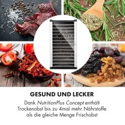 Fruit Jerky 14 Dörrautomat 1000W 30 Bis 70 °C 14 Etagen LC-Display -Küchengeräte Geschäft 10031317 de 0005 logo