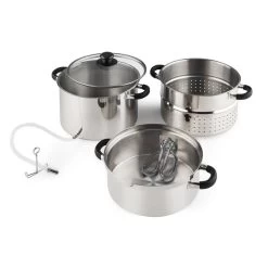 Applebee Dampf-Entsafter Elektrisch 1500W Ø25cm 8 Liter Edelstahl 12 Applebee Dampf-Entsafter Elektrisch 1500W Ø25cm 8 Liter Edelstahl -Küchengeräte Geschäft 10031478 yy 0003 detail Klarstein Applebee Dampf Entsafter 1500W Edelstahl