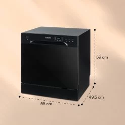 Amazonia 8 Geschirrspülmaschine 1620 Watt 8 Maßgedecke 49 DB Aquastop -Küchengeräte Geschäft 10031525 yy 0006 logo