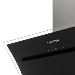 Sabia Dunstabzugshaube Sicherheitsglas Kopffrei 60cm Wandanbau Schwarz -Küchengeräte Geschäft 10031680 yy 0005 detail Klarstein Sabia Dunstabzugshaube schwarz