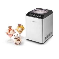Vanilly Sky Family Eiscremebereiter Frozen Yoghurt 250W 2,5l Silber -Küchengeräte Geschäft 10031846 yy 0009 titel Klarstein Vanilly Sky Family Eiscremebereiter silber