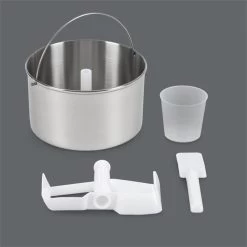 Vanilly Sky Family Eiscremebereiter Frozen Yoghurt 250W 2,5l Schwarz -Küchengeräte Geschäft 10031848 yy 0007 detail Klarstein Vanilly Sky Family Eiscremebereiter schwarz