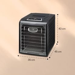 Fruit Jerky Plus 9 Dörrautomat Timer 9 Ablagen 600-700 W 35-70 °C 11 Fruit Jerky Plus 9 Dörrautomat Timer 9 Ablagen 600-700 W 35-70 °C -Küchengeräte Geschäft 10031936 yy 0005 logo